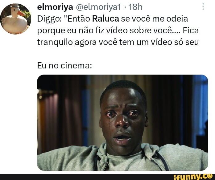 Novo filme do raluca estreia semana que vem nos cinema - iFunny Brazil