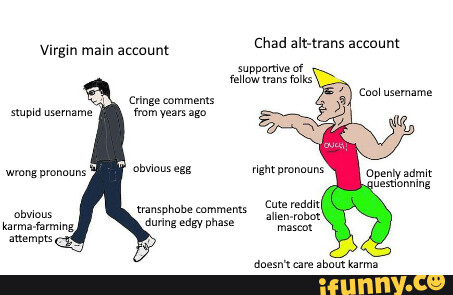 Chad in roblox : r/virginvschad