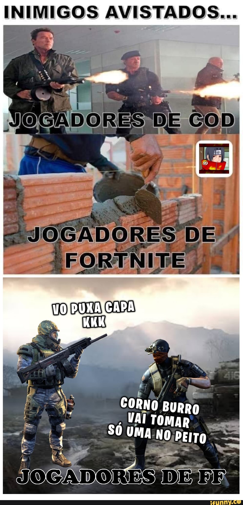 O LADO OBSCURO DO JOGO (FREE FIRE) ASSUSTADOR O corno do medo - O corno do  medo - iFunny Brazil