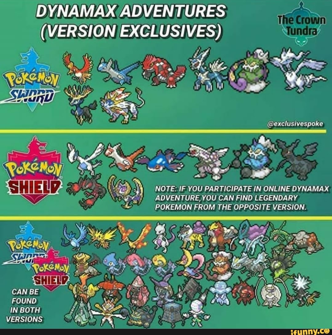Pokémon Sword & Shield - Version Exclusives - Pokémon