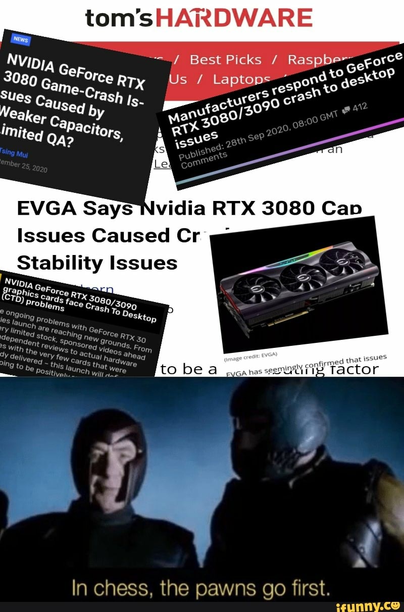 Manufacturers respond to GeForce RTX 3080/3090 crash to desktop issues 