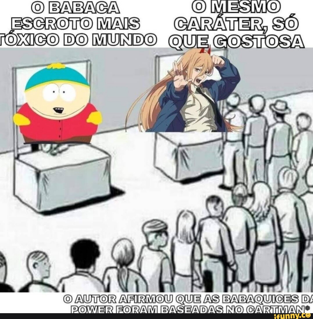 Comentários babacas feitos por alguém usando foto de anime/meme.