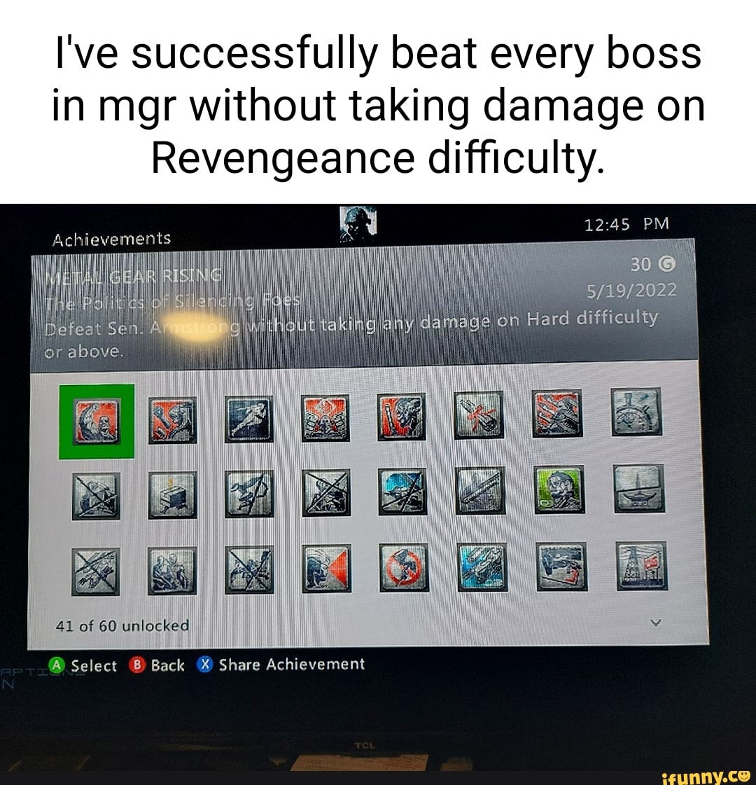 Metal Gear Rising Boss Fight Difficulty Revengance Tier List