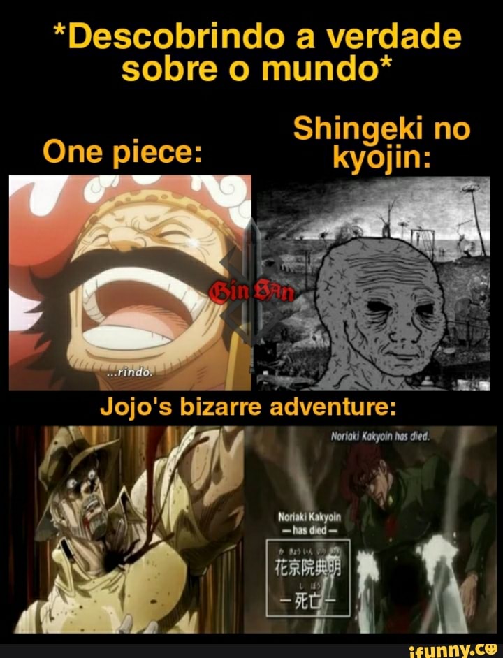 Até em one piece - você ESTÂNE- GANDO MINHA LIBERDADE DE - iFunny Brazil