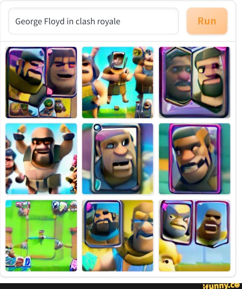 George Floyd in clash royale Run - iFunny Brazil