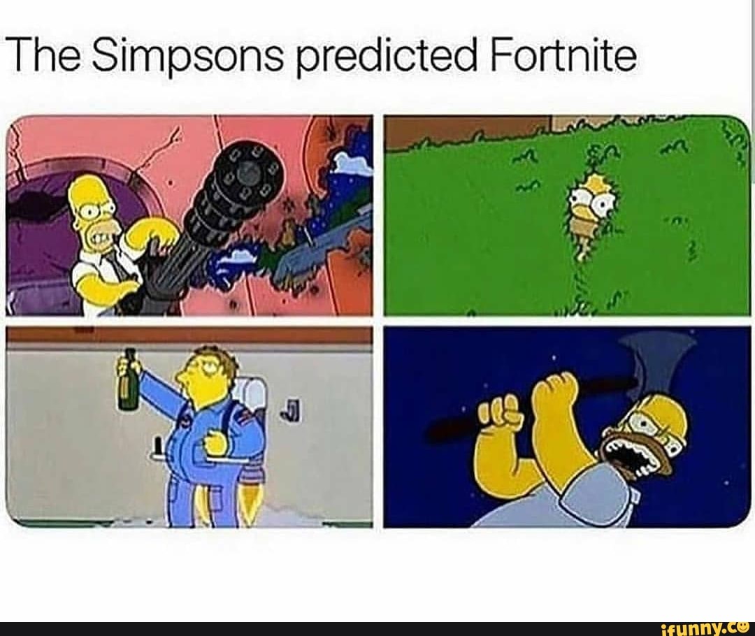 The Simpsons Predicted Fortnite Ifunny Brazil 6817