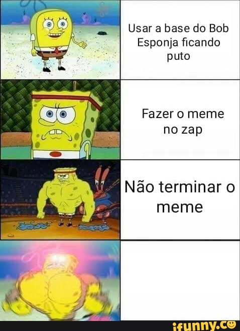 Bob Esponja Puto com shitposts 