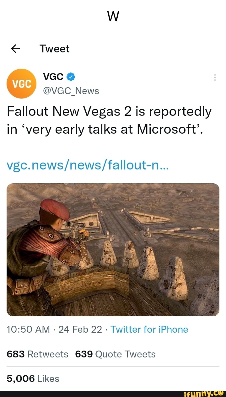 Fallout New Vegas 2 is reportedly in early talks