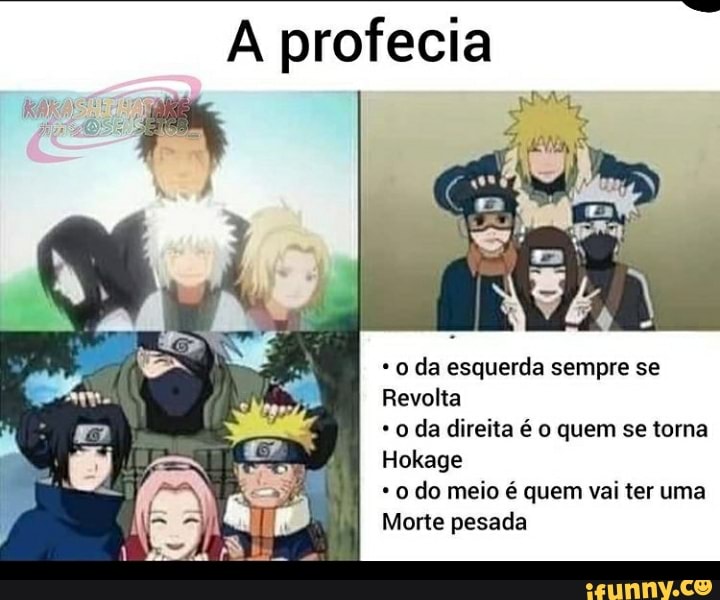 Terceiro Hokage cuidando do Naruto - iFunny Brazil