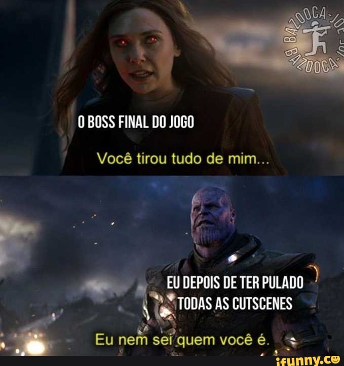 Último Boss dos jogos um alho cósmico climôniaco q cispara sangue - iFunny  Brazil