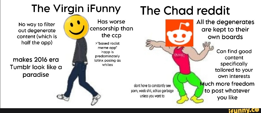 the chad meme got worse 