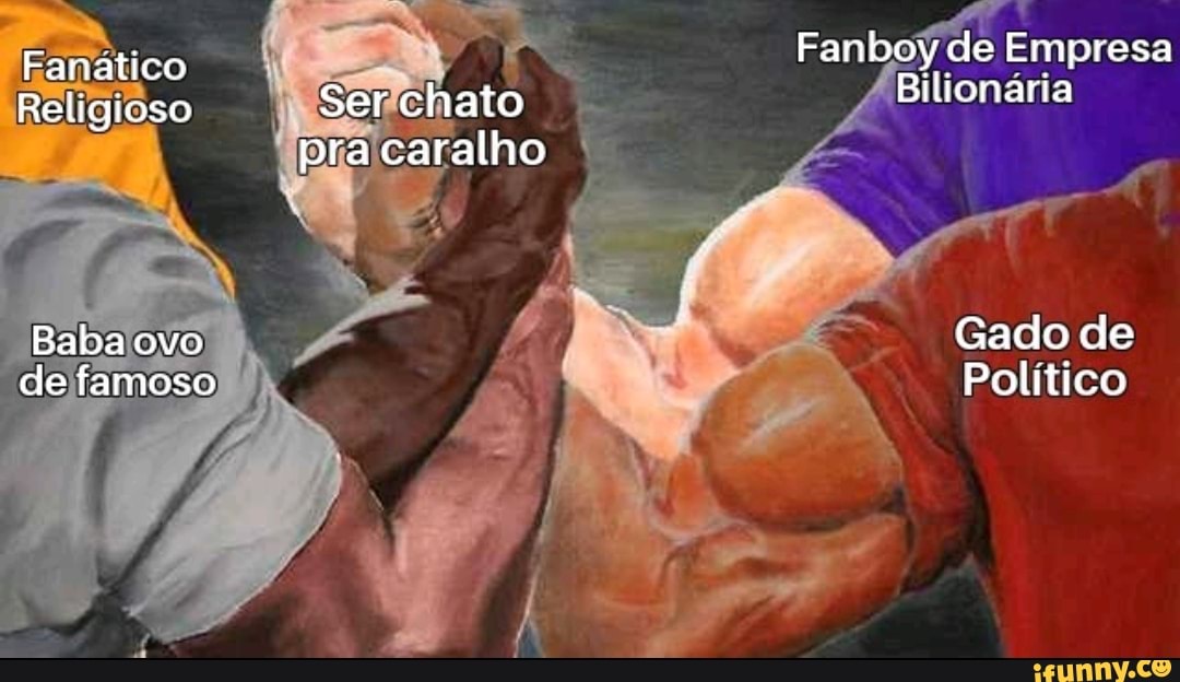 Pa existe fan boy de político pra caralho no funny? Ah, claro! Porque nada é  mais