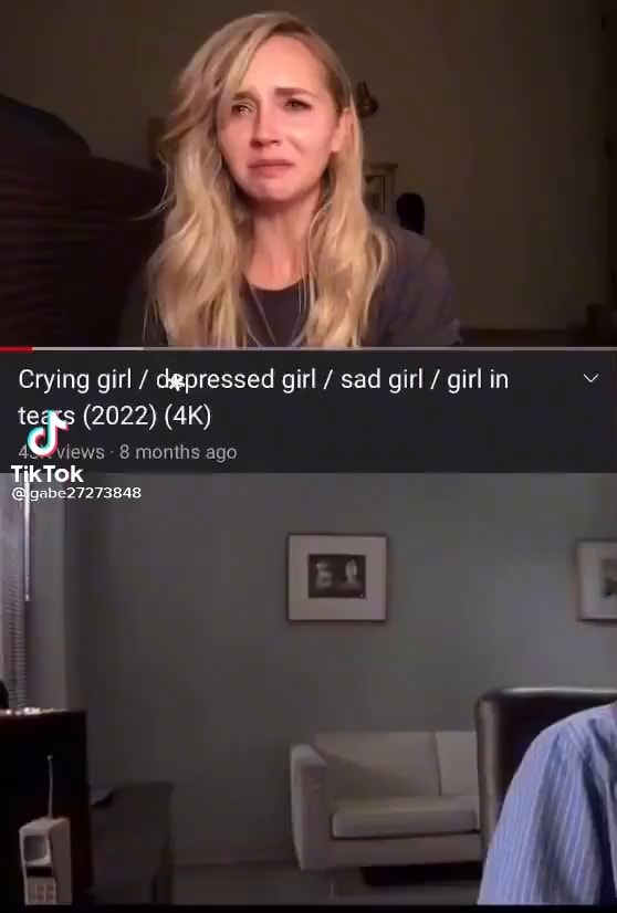 crying girl sad meme