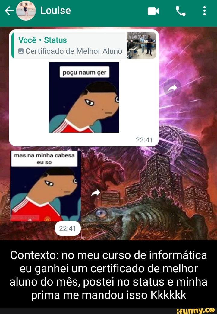 Eu sou o milhor kkkkkkk - iFunny Brazil