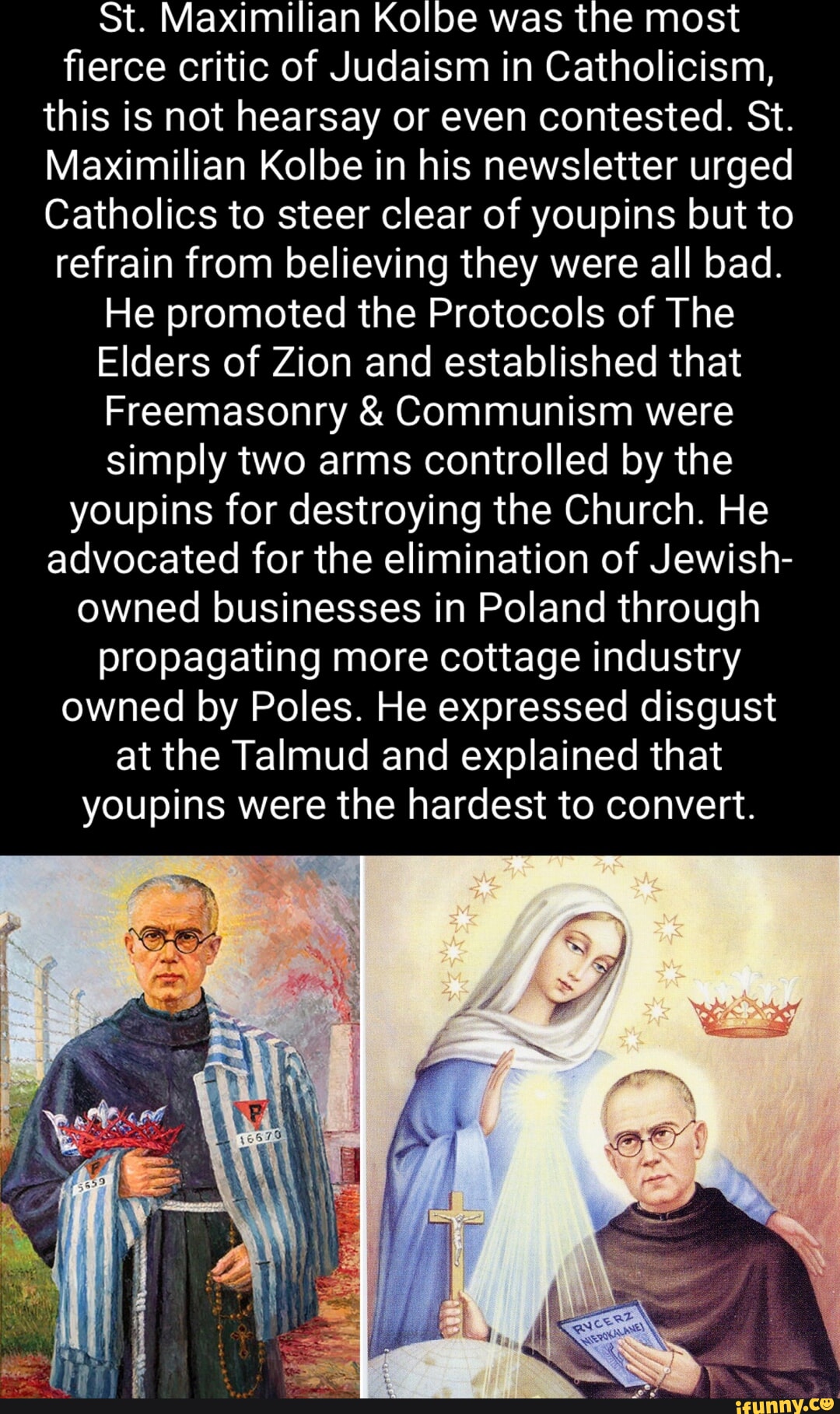 St Maximilian Kolbe Was The Most Fierce Critic Of Judaism In st-maximilian-kolbe-was-the-most-fierce-critic-of-judaism-in