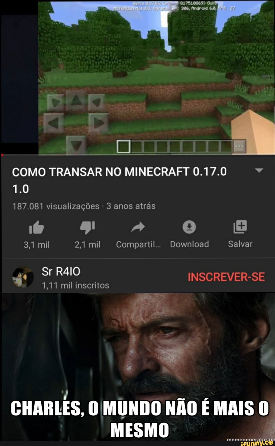 306, COMO TRANSAR NO MINECRAFT 0.17.0 1.0 187.081 Visualizações 3.