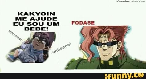 Memes/Shitposts muito fodas de JOJO (@JJBMemesBr) / X