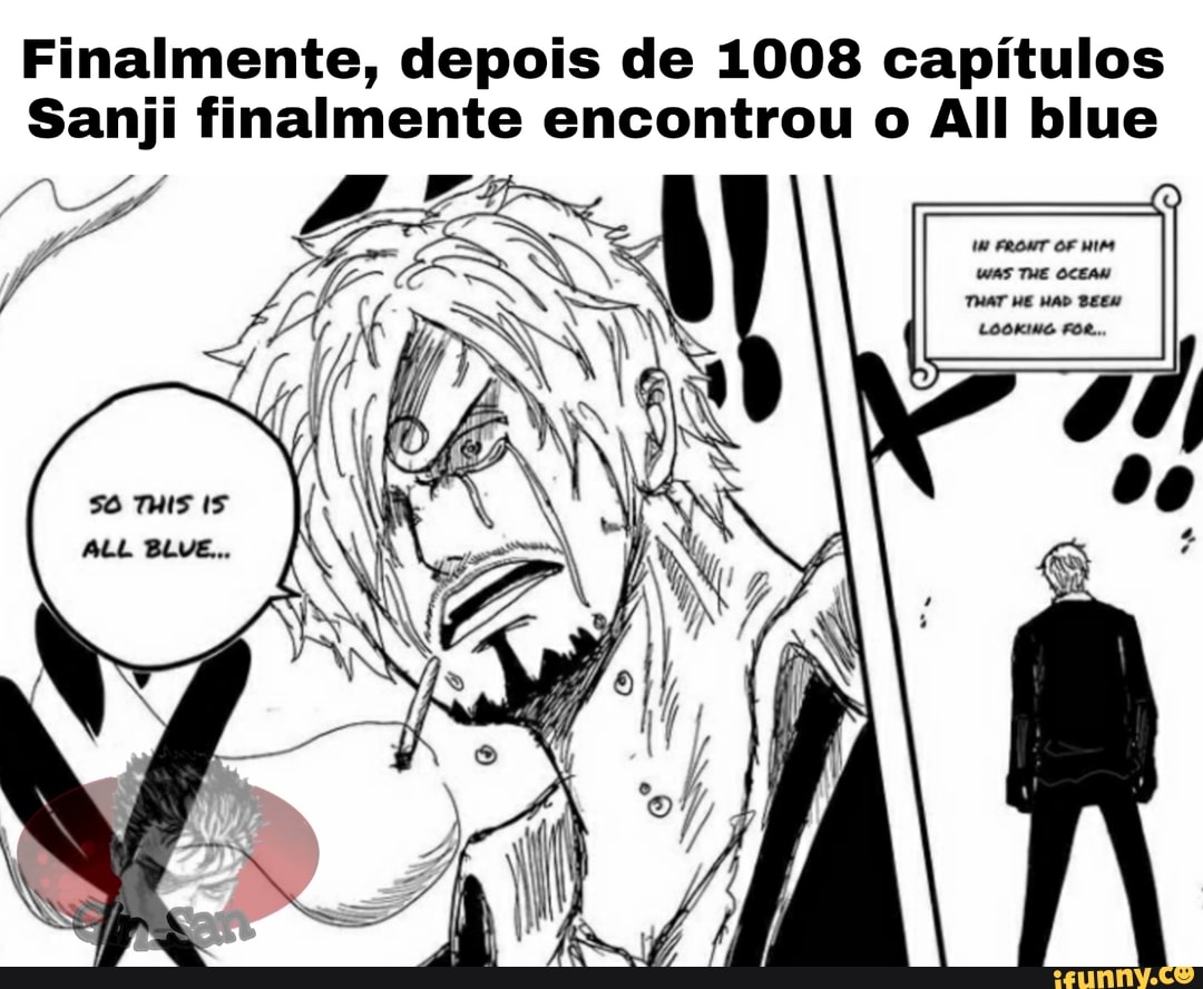 🇧🇷 SANJI VIU ALGO MELHOR QUE O ALL BLUE 😳 Dublado - BiliBili