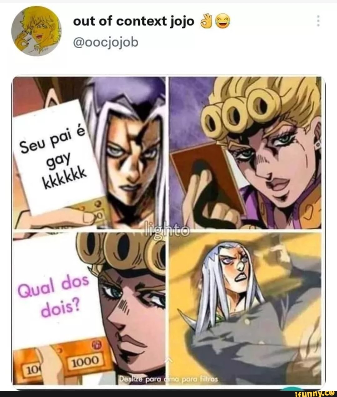 JoJo out of context - Imgflip