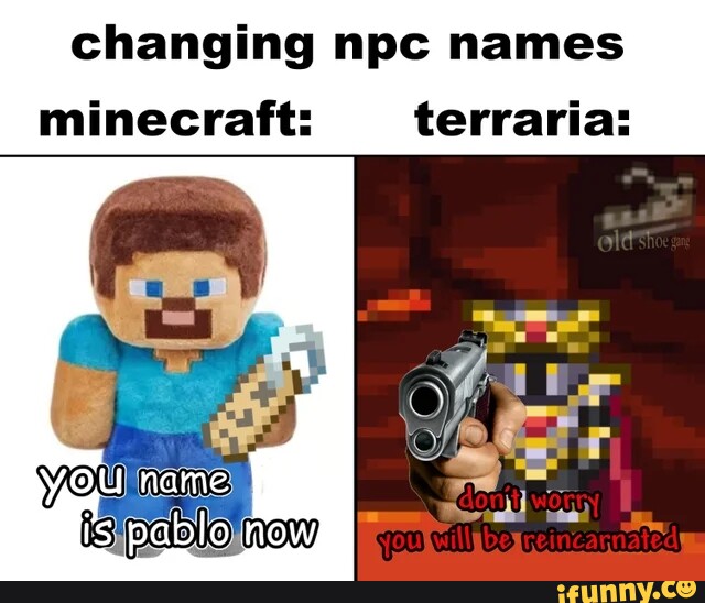 Changing npc names terraria ft how iFunny Brazil