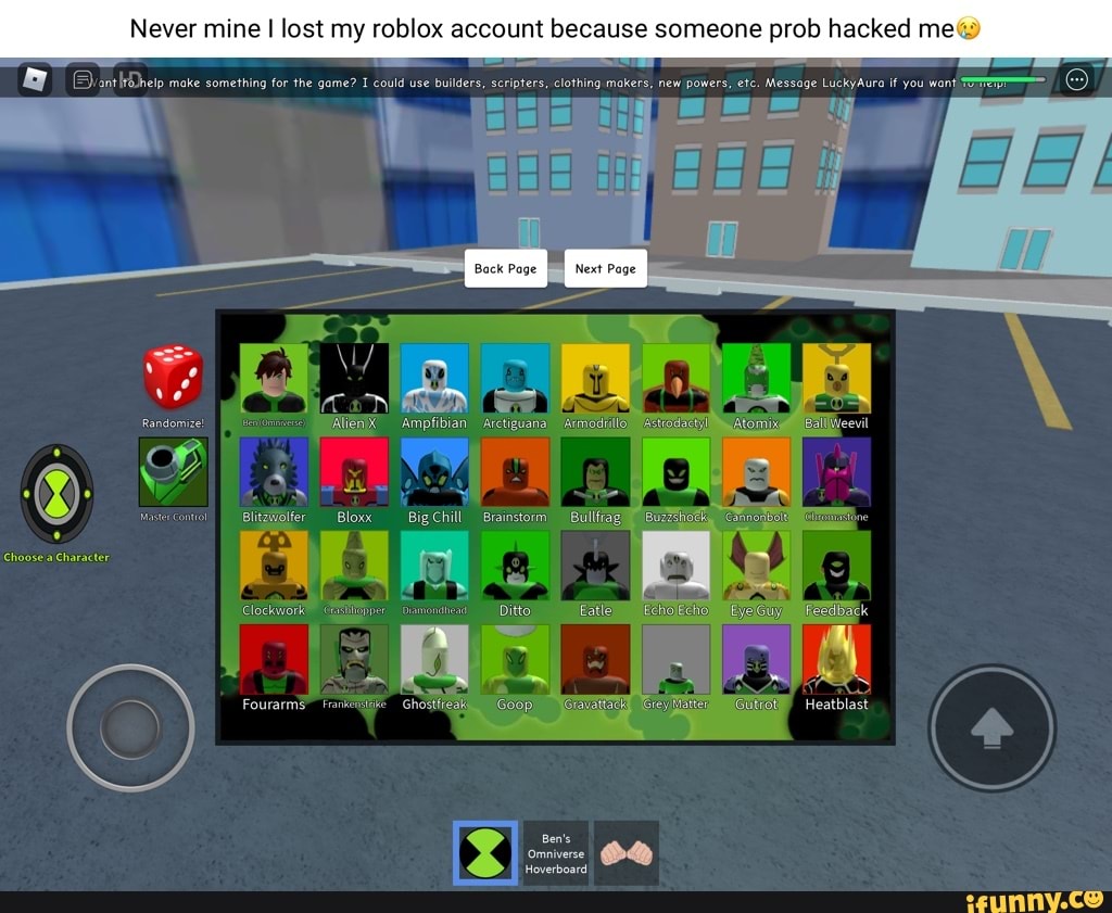 SOMEONE HACKED MY ROBLOX ACCOUNT 