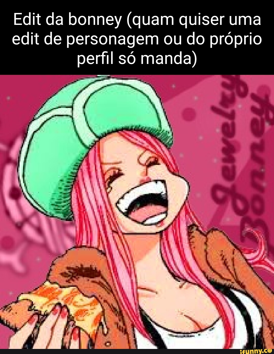 Bonney Stampede Style  Personagens de anime, Anime, One piece
