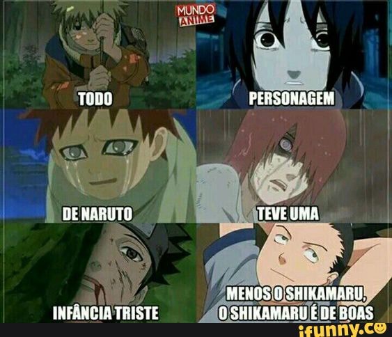 A triste infância de naruto 