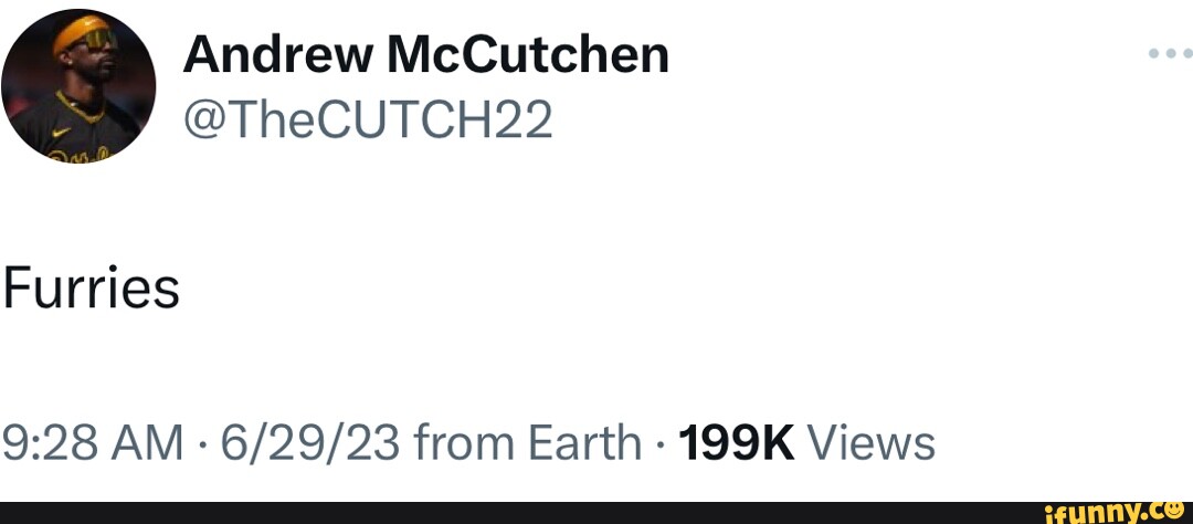 Andrew McCutchen's Furries Tweet