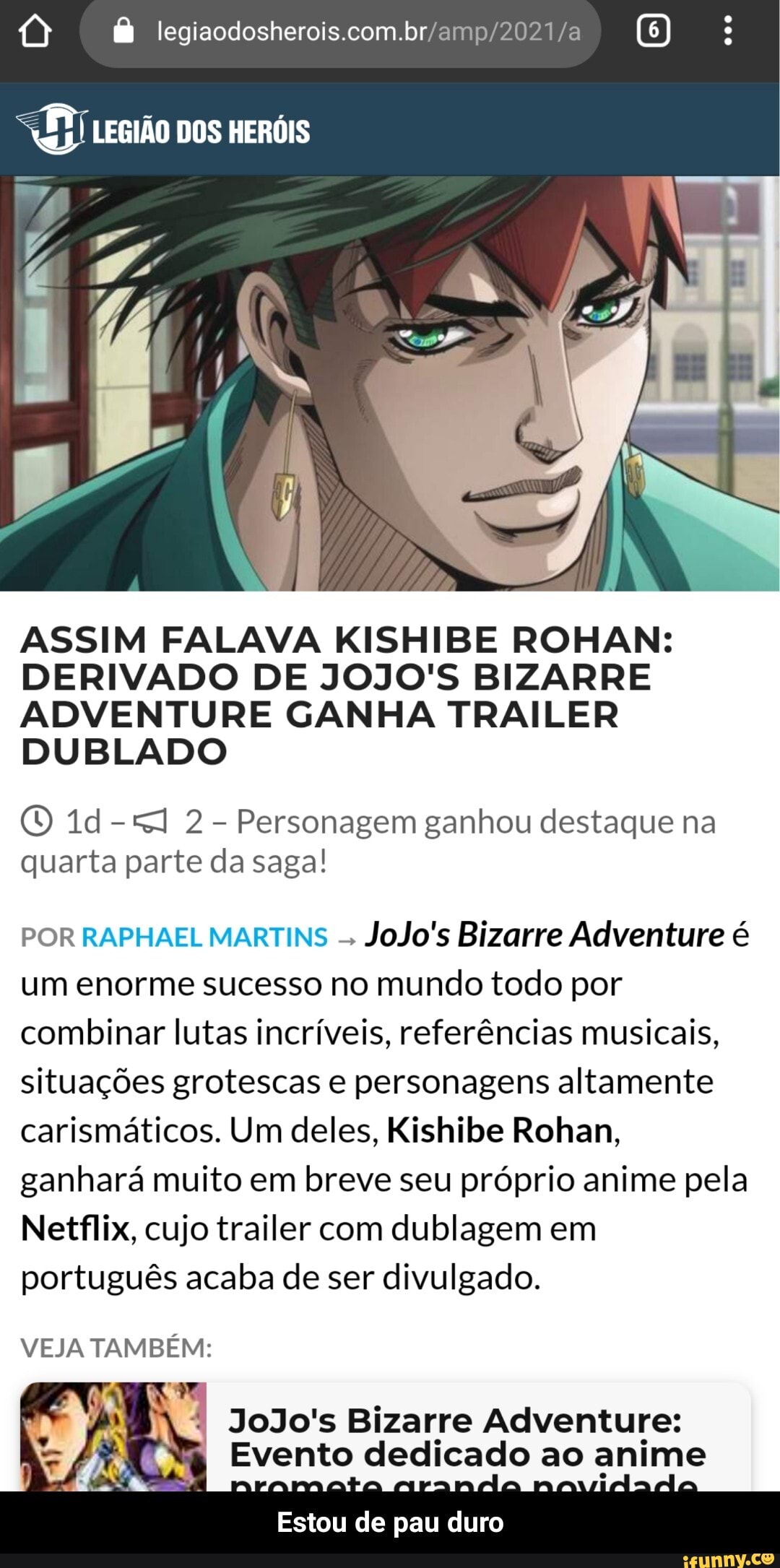 Assim Falava Kishibe Rohan