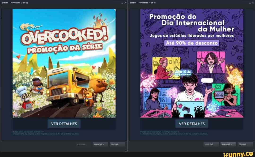 Ofertas da semana na Steam tem jogos com até 90% de desconto