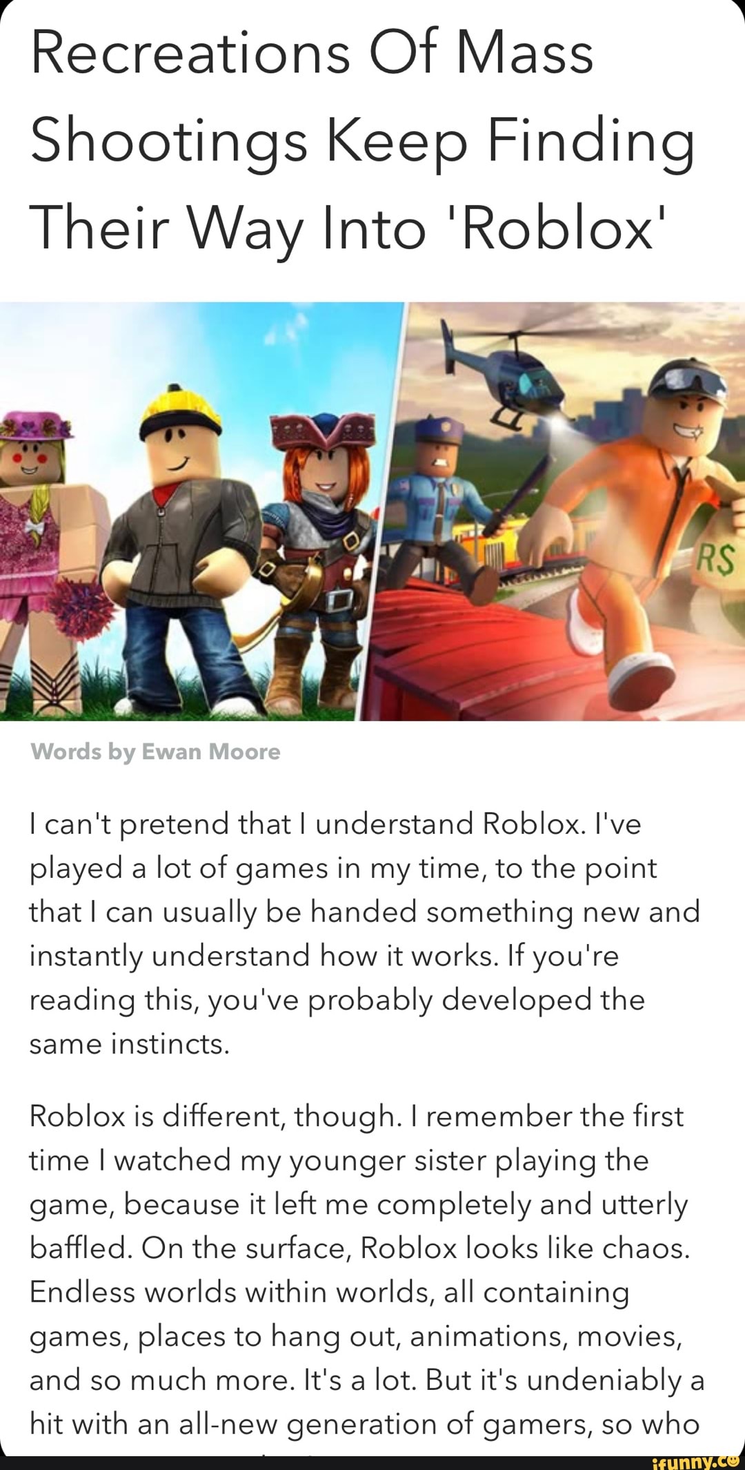 there is NO WAY this is a ROBLOX game..