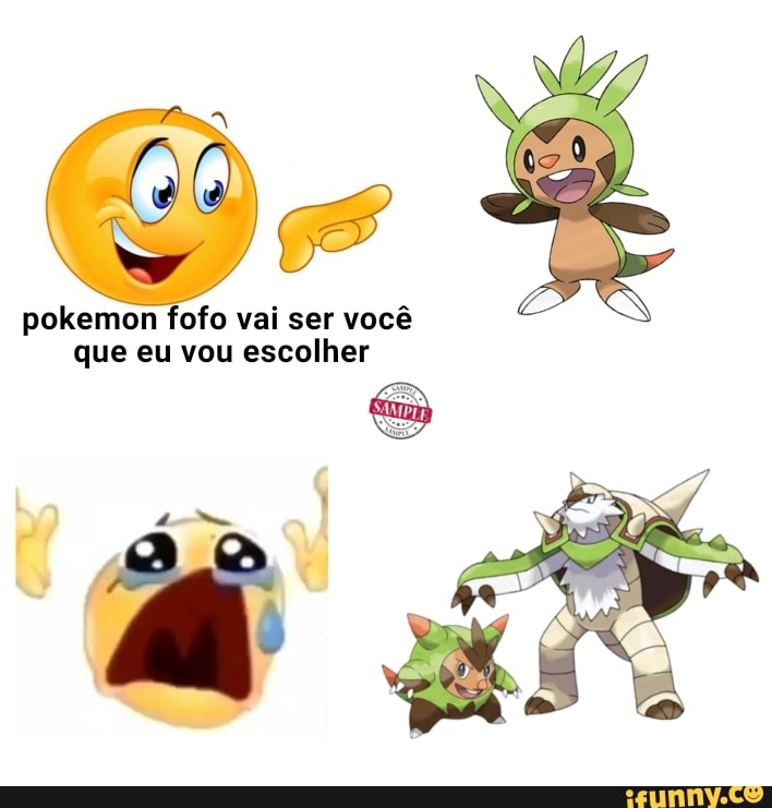 ala pokemon fofo vai ser você que eu vou escolher - iFunny Brazil