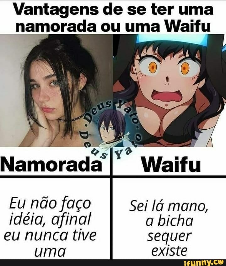 Ele fez um plano e tomou várias ações pensando nisso, mas 0 que realmente  mudou o que ela pensava foi: ta não co waifu! - iFunny Brazil