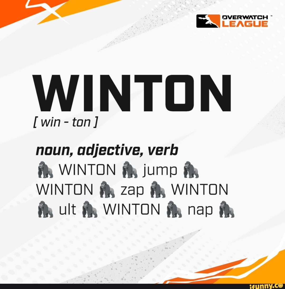 EN CEAGGE WINTON [ win ton] noun, adjective, verb WINTON jump WINTON