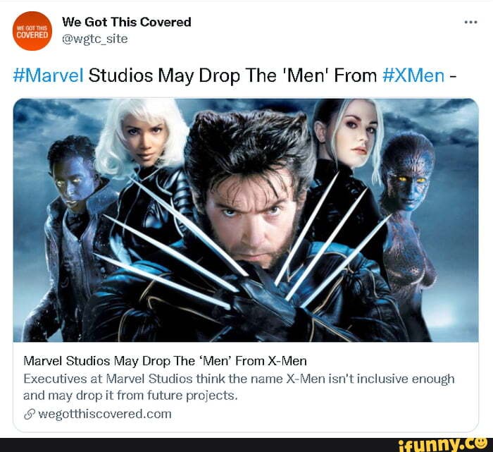 We Got This Covered weetc site Marvel Studios May Drop The Men