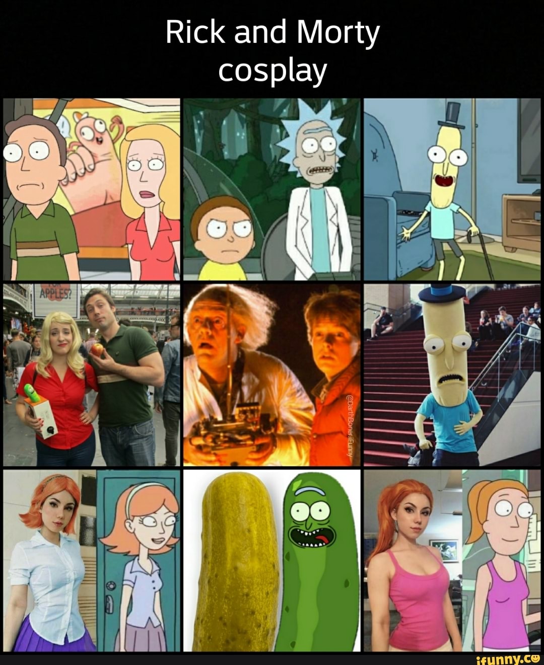 Rick and Morty cosplay al - iFunny Brazil