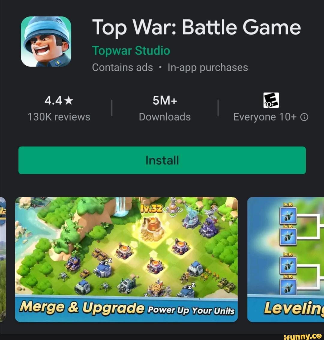 Top War Battle Game Topwar Studio Contains ads Inapp purchases 4.4