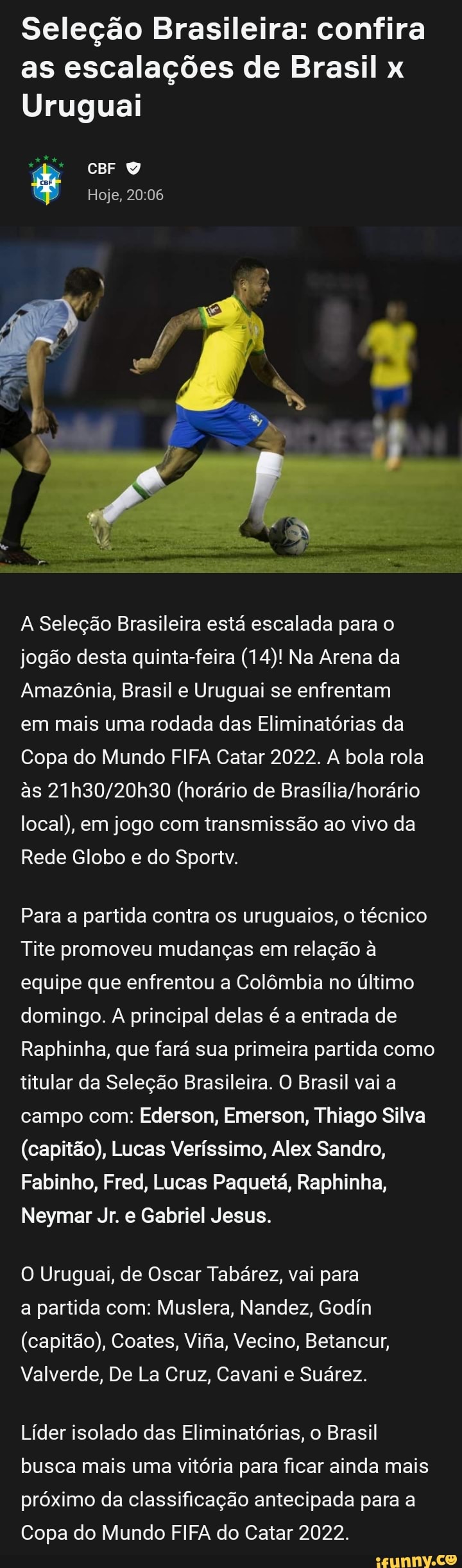 Confira as transmissões para o Brasil da última semana da