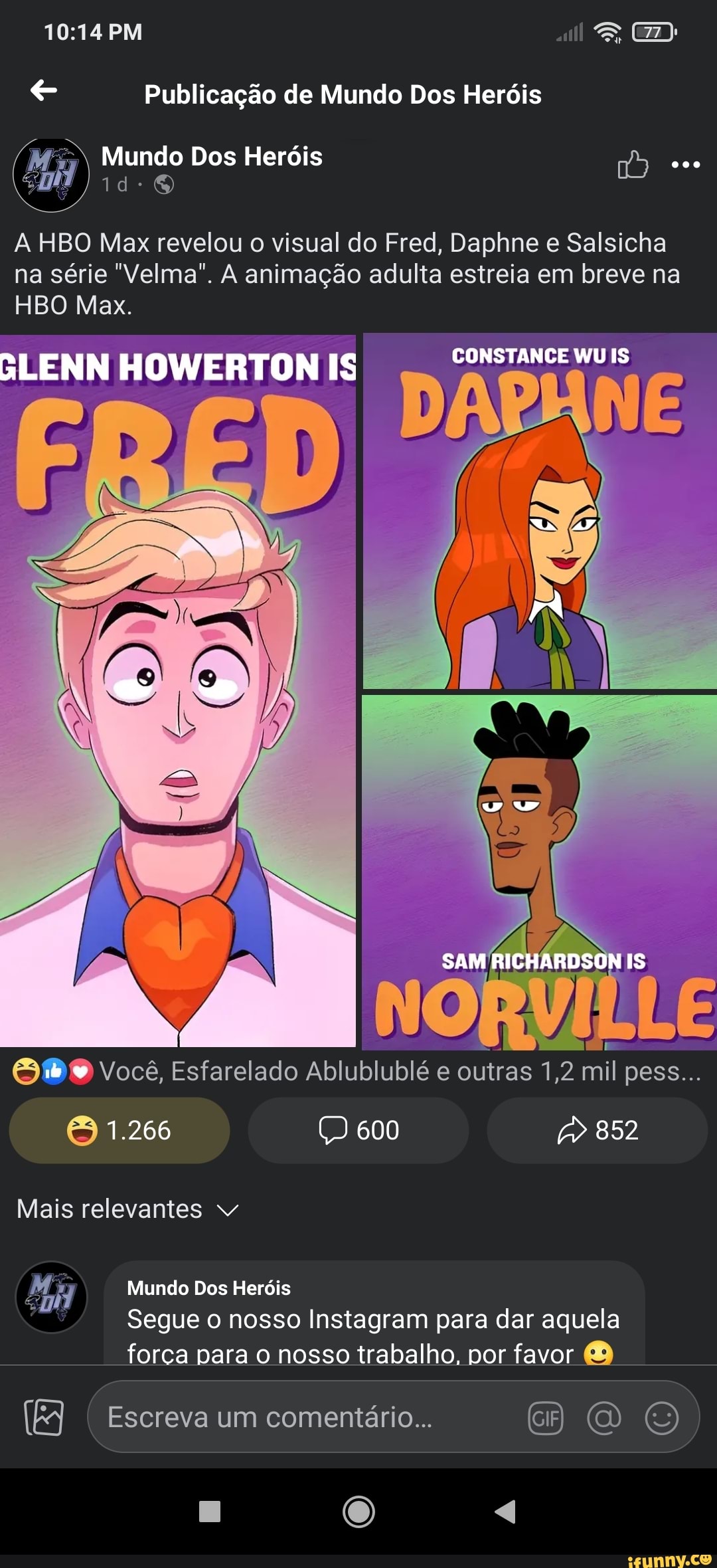 BuzzFeed Brasil on X: Primeira imagem de Velma, Salsicha, Daphne e Fred na  nova série adulta da HBO Max, 'Velma'.  / X