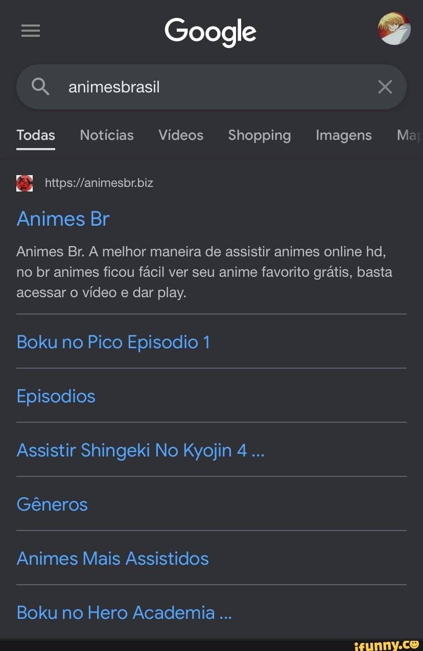 Google O, animesbrasil Todas Notícias Vídeos Shopping Imagens Ma biz Animes  Br Animes Br. A melhor