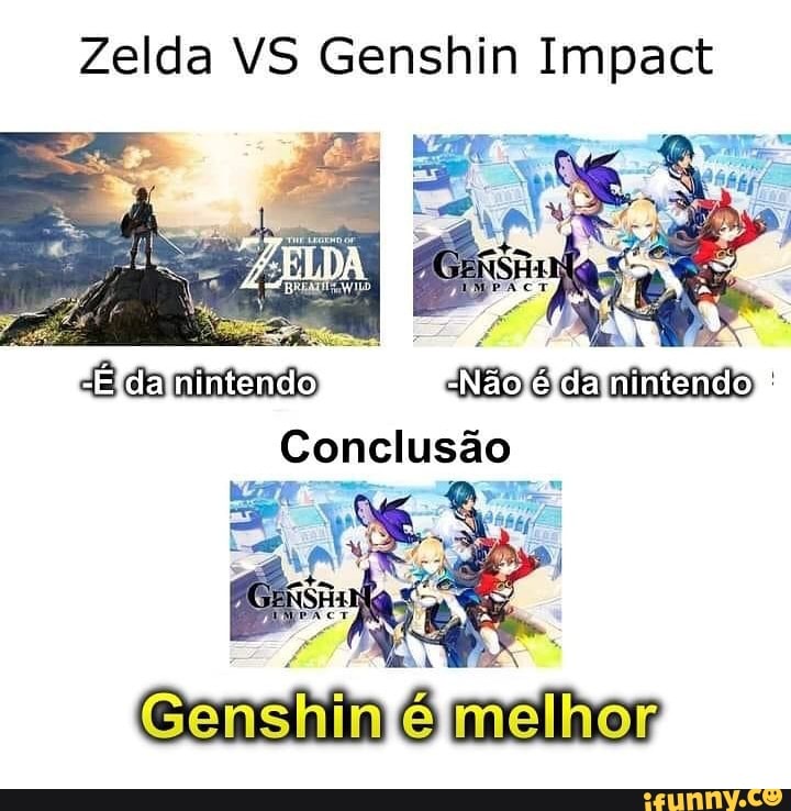 Genshin Impact: devs foram afetados por comparação a Zelda