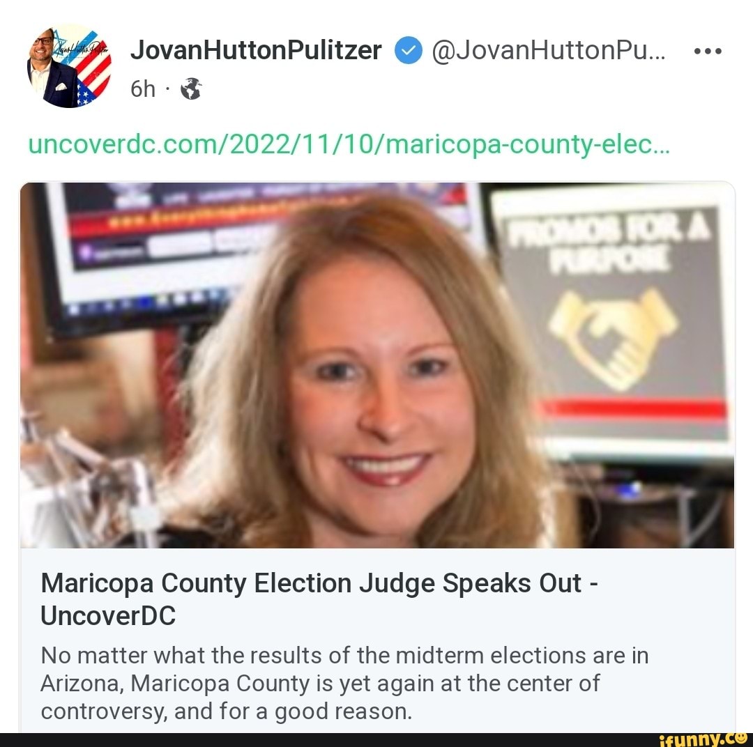 JovanHuttonPulitzer JovanHuttonPu... Maricopa County Election Judge