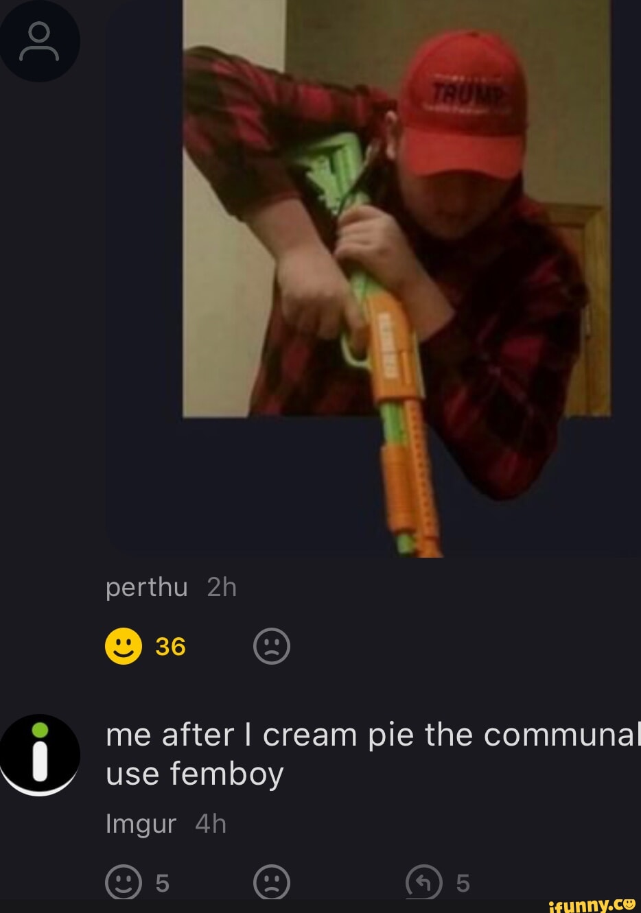 Jo perthu me after I cream pie the communal use femboy Imgur e) On - iFunny  Brazil