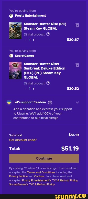 Buy Monster Hunter Rise Sunbreak Steam Key Cheaper