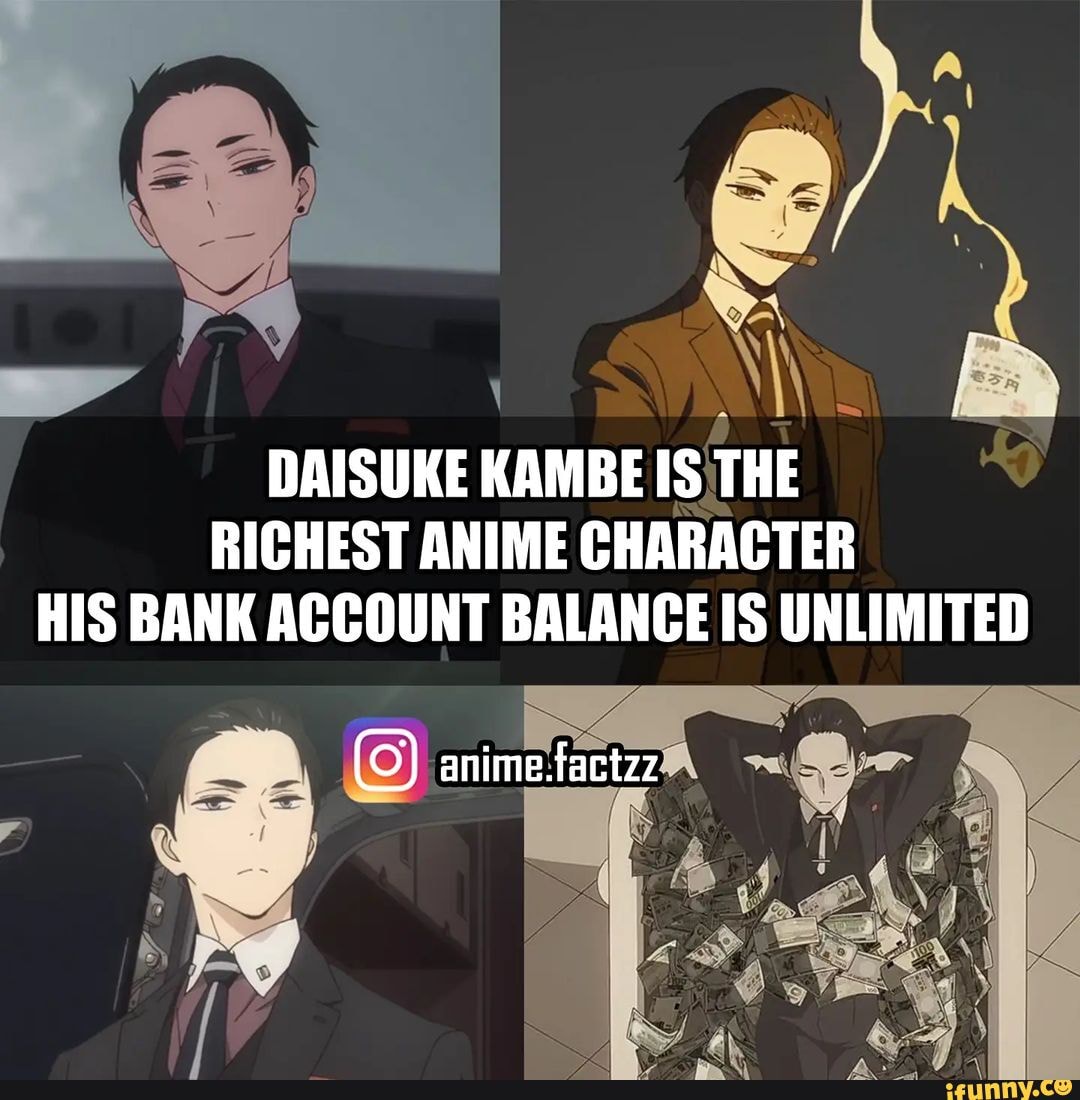 The Richest Anime Characters 