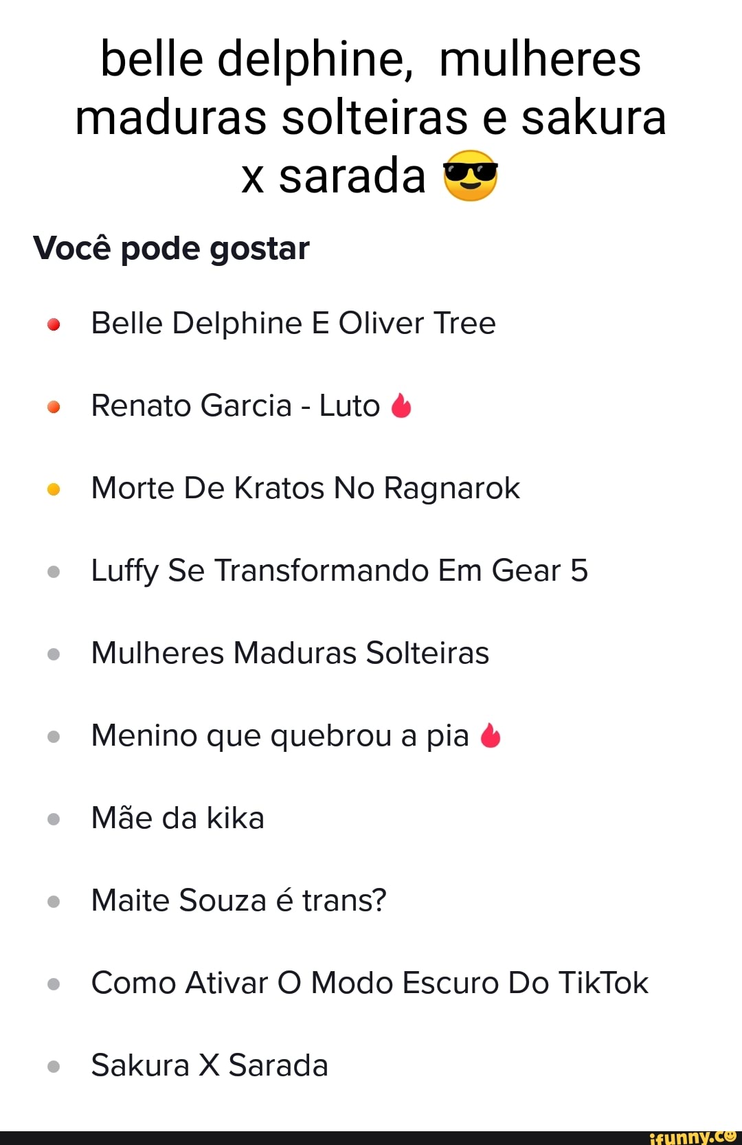 Belle delphine, mulheres maduras solteiras e sakura x sarada Você pode  gostar e Bel Delphine E