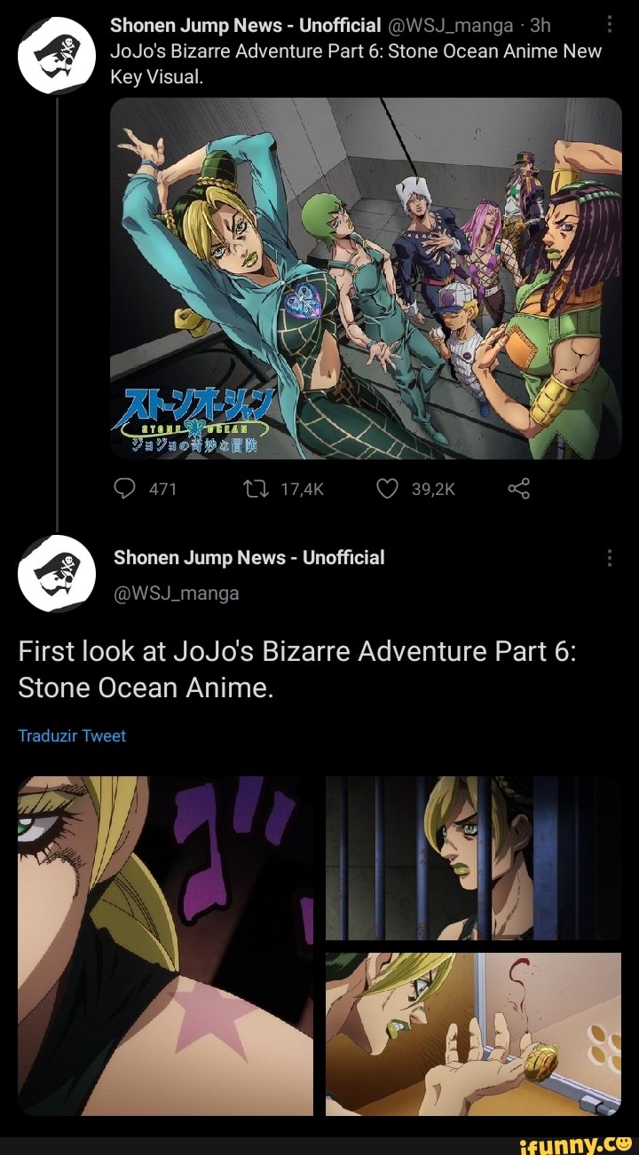 Shonen Jump News - Unofficial WSJ manga JoJo's Bizarre Adventure