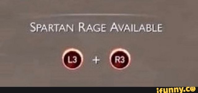 SPARTAN RAGE AVAILABLE - iFunny Brazil