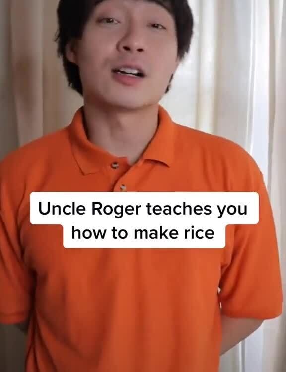 Uncle Roger want to know: Do you have rice cooker? If no why you