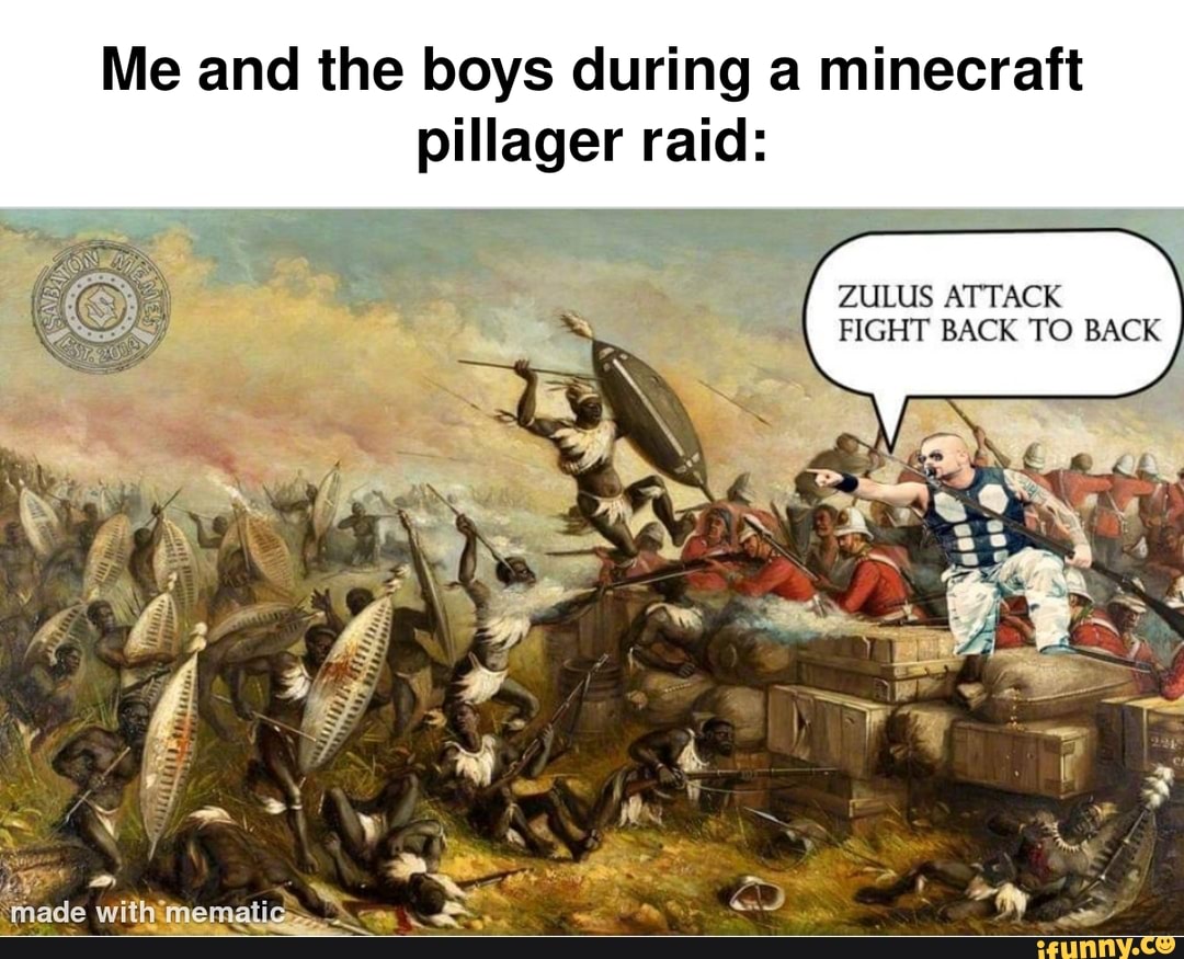 Ballin Animan Studios, but it's Pillagers in Minecraft (Meme)